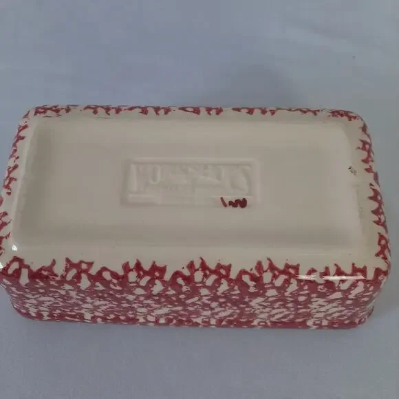 Gerald E Henn Woodshops Spongeware Bread Loaf Pan Pottery - Picture 5 of 7